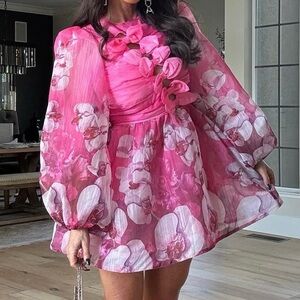 NWT Pink Orchid Semi Formal Dress